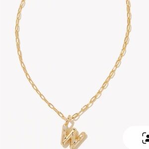 Kendra Scott “W” Elegant Gold Chain Necklace